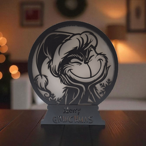 Karácsonyi világítás - Grincs - karácsony - karácsonyi lakásdekoráció - karácsonyi fénydekoráció - Meska.hu