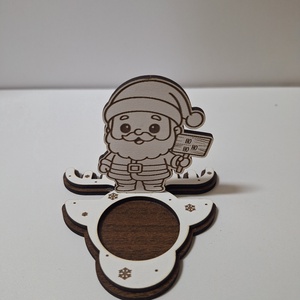 Karácsonyi asztaldekoráció - mécsestartó - karácsony - karácsonyi lakásdekoráció - ünnepi asztaldekoráció - Meska.hu