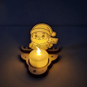 Karácsonyi asztaldekoráció - mécsestartó - karácsony - karácsonyi lakásdekoráció - ünnepi asztaldekoráció - Meska.hu