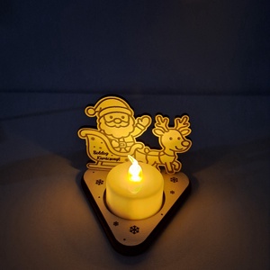 Karácsonyi asztaldekoráció - mécsestartó - karácsony - karácsonyi lakásdekoráció - ünnepi asztaldekoráció - Meska.hu