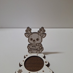 Karácsonyi asztaldekoráció - mécsestartó - karácsony - karácsonyi lakásdekoráció - ünnepi asztaldekoráció - Meska.hu