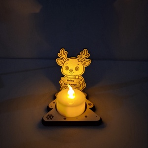 Karácsonyi asztaldekoráció - mécsestartó - karácsony - karácsonyi lakásdekoráció - ünnepi asztaldekoráció - Meska.hu