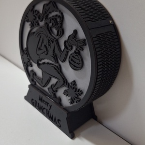 Karácsonyi világítás - Grincs - karácsony - karácsonyi lakásdekoráció - karácsonyi fénydekoráció - Meska.hu