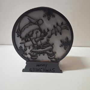 Karácsonyi világítás - Grincs - karácsony - karácsonyi lakásdekoráció - karácsonyi fénydekoráció - Meska.hu