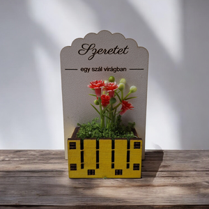 Asztaldísz/ hűtőmágnes / nőnapra / anyák napjára / pedagógus napra  - otthon & életmód - dekoráció - asztal és polc dekoráció - asztaldísz - Meska.hu