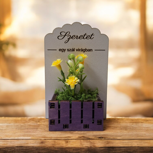 Asztaldísz/ hűtőmágnes / nőnapra / anyák napjára / pedagógus napra  - Meska.hu