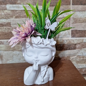 Kerámia kaspó  - otthon & életmód - virágdekoráció - virágdíszek - virágdísz kaspóban - Meska.hu