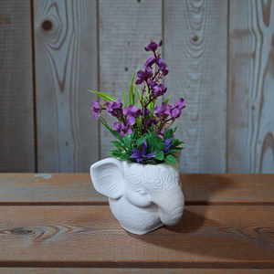 Elefántos kaspó, Otthon & Életmód, Virágdekoráció, Virágdíszek, Virágdísz kaspóban, Kerámia, MESKA
