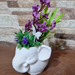 Elefántos kaspó - otthon & életmód - virágdekoráció - virágdíszek - virágdísz kaspóban - Meska.hu