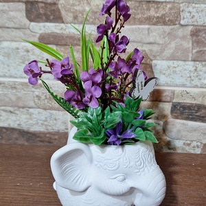 Elefántos kaspó - otthon & életmód - virágdekoráció - virágdíszek - virágdísz kaspóban - Meska.hu