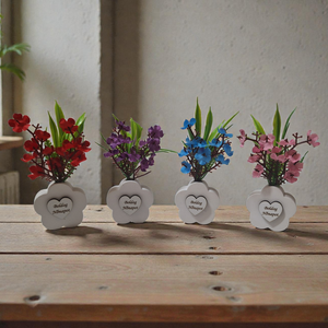 Virág formájú nőnapi asztaldísz - Meska.hu