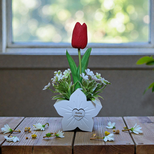 Kerámia kaspó (nőnap, anyák napja, pedagógus nap) - otthon & életmód - virágdekoráció - virágdíszek - virágdísz kaspóban - Meska.hu