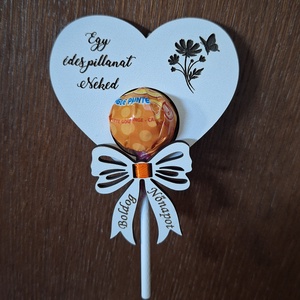 Nyalókatartó nőnapi dísz� - otthon & életmód - dekoráció - asztal és polc dekoráció - asztaldísz - Meska.hu