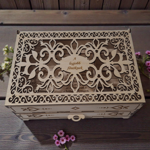 Ékszertartó doboz, Otthon & Életmód, Dekoráció, Asztal és polc dekoráció, Díszdoboz, Famegmunkálás, MESKA