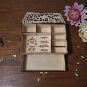 Ékszertartó doboz - otthon & életmód - dekoráció - asztal és polc dekoráció - díszdoboz - Meska.hu