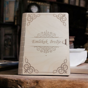 Könyv doboz, Otthon & Életmód, Dekoráció, Asztal és polc dekoráció, Díszdoboz, Famegmunkálás, MESKA