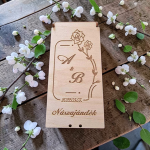 Pénzátadó doboz minden alkalomra, Otthon & Életmód, Dekoráció, Asztal és polc dekoráció, Díszdoboz, Famegmunkálás, MESKA