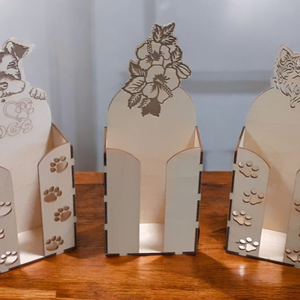 Papírzsebkendő tartó, Otthon & Életmód, Dekoráció, Fali és függő dekoráció, Falra akasztható dekor, Famegmunkálás, MESKA