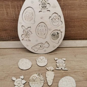 Húsvéti festhető kirakós tojás - diy (csináld magad) - egységcsomag - Meska.hu Húsvéti festhető kirakós tojás - diy (csináld magad) - egységcsomag - Meska.hu