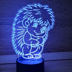 Led lámpa süni  - otthon & életmód - lámpa - hangulatlámpa - Meska.hu