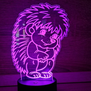 Led lámpa süni  - otthon & életmód - lámpa - hangulatlámpa - Meska.hu