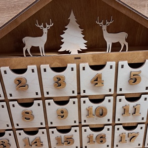 Adventi kalendárium  - karácsony - adventi díszek - adventi naptár - Meska.hu