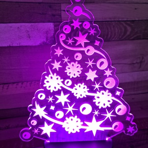 Led lámpa karácsonyfa  - otthon & lakás - lámpa - hangulatlámpa - Meska.hu