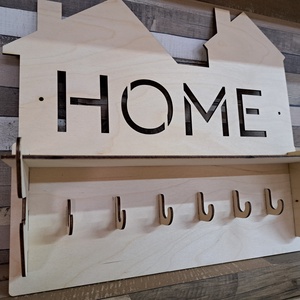 Home fali kulcstartó - otthon & életmód - dekoráció - fali és függő dekoráció - fali kulcstartó - Meska.hu