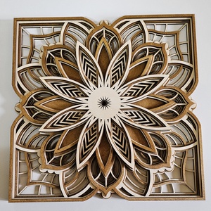 Mandala kép 012, Otthon & Életmód, Dekoráció, Fali és függő dekoráció, Falra akasztható dekor, , MESKA