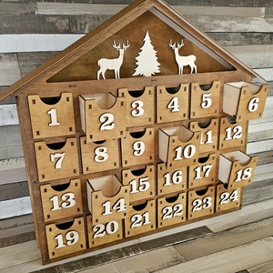 Adventi kalendárium  - karácsony - adventi díszek - adventi naptár - Meska.hu