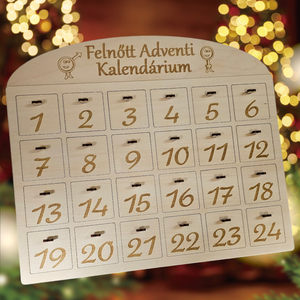 Felnőtt adventi kalendárium  - karácsony - adventi díszek - adventi naptár - Meska.hu