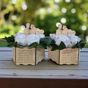 Esküvői köszönő ajándék szett szülőknek  - esküvő - emlék & ajándék - szülőköszöntő ajándék - Meska.hu