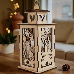  Karácsonyi lámpás - karácsony - karácsonyi lakásdekoráció - karácsonyi fénydekoráció - Meska.hu