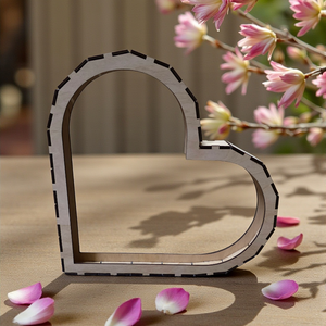 Szív alakú díszíthető alap - kellékek & szerszámok - hobby fa alapanyag - egyéb fatermék - Meska.hu