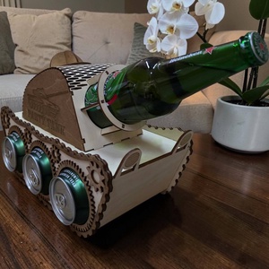 Tank formájú sörtartó - otthon & életmód - konyhafelszerelés, tálalás - italos kellékek - sörtartó - Meska.hu