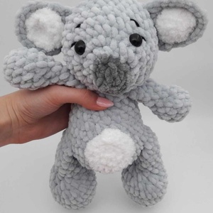 Horgolt pihe-puha plüss koala maci - játék & sport - plüssállat & játékfigura - maci - Meska.hu