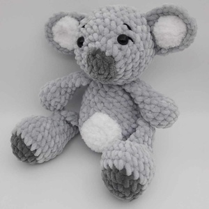Horgolt pihe-puha plüss koala maci - játék & sport - plüssállat & játékfigura - maci - Meska.hu