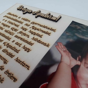Édesapának, Apának fényképes és gravírozott köszönőajándék - esküvő - emlék & ajándék - köszönőajándék - Meska.hu
