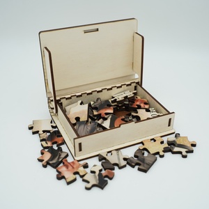 Tanú felkérő fényképes fa puzzle, akár gravírozott fa dobozban/vászontasakban - játék & sport - puzzle - forma puzzle - Meska.hu