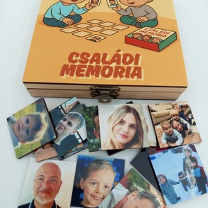 Családi fényképes, páros memória, memóriajáték 36 db-os - játék & sport - táblajáték és kártyajáték - kártya - Meska.hu