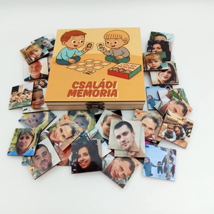 Családi fényképes páros memória. memóriajáték, memóriakártya fából  - Meska.hu