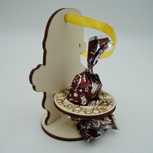 Fa talpas Mikulás ajándék dísz akár szaloncukorral együtt is  - karácsony - mikulás - mikulás ajándékok - Meska.hu