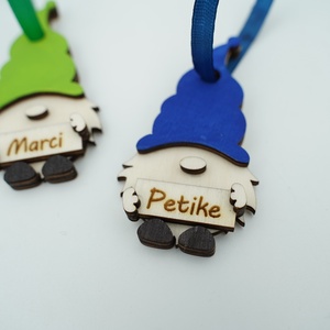 Manós 3D-s  gravírozott, fa, karácsonyfadísz - karácsony - karácsonyi lakásdekoráció - karácsonyfadíszek - Meska.hu