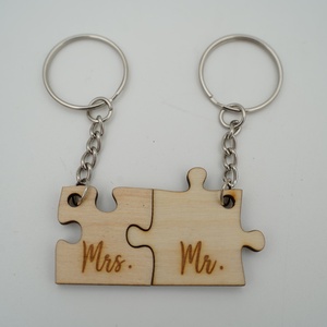 Puzzle,  páros fa kulcstartó  - táska & tok - kulcstartó & táskadísz - kulcstartó - Meska.hu