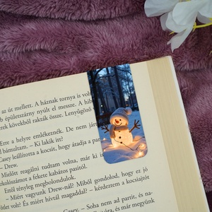 Karácsonyi mágneses könyvjelző - könyv & zene - könyvjelző - Meska.hu