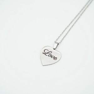 Egyedi névre szóló gravírozott nyaklánc  - ékszer - nyaklánc - medálos nyaklánc - Meska.hu