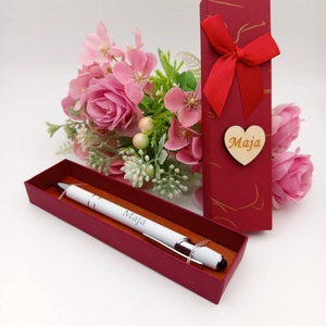 Névre garvírozott toll, díszdobozban is - otthon & életmód - papír, írószer - ceruza & toll - Meska.hu