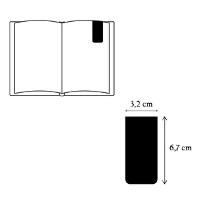 Egyedi fényképes mágneses könyvjelző - könyv & zene - könyvjelző - Meska.hu