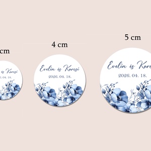 Esküvői matrica kör alakú II. - otthon & életmód - papír, írószer - matrica, matrica csomag - Meska.hu