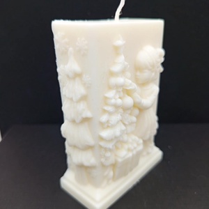 Gyertya 1. - karácsony - karácsonyi lakásdekoráció - karácsonyi illatgyertya, mécses - Meska.hu